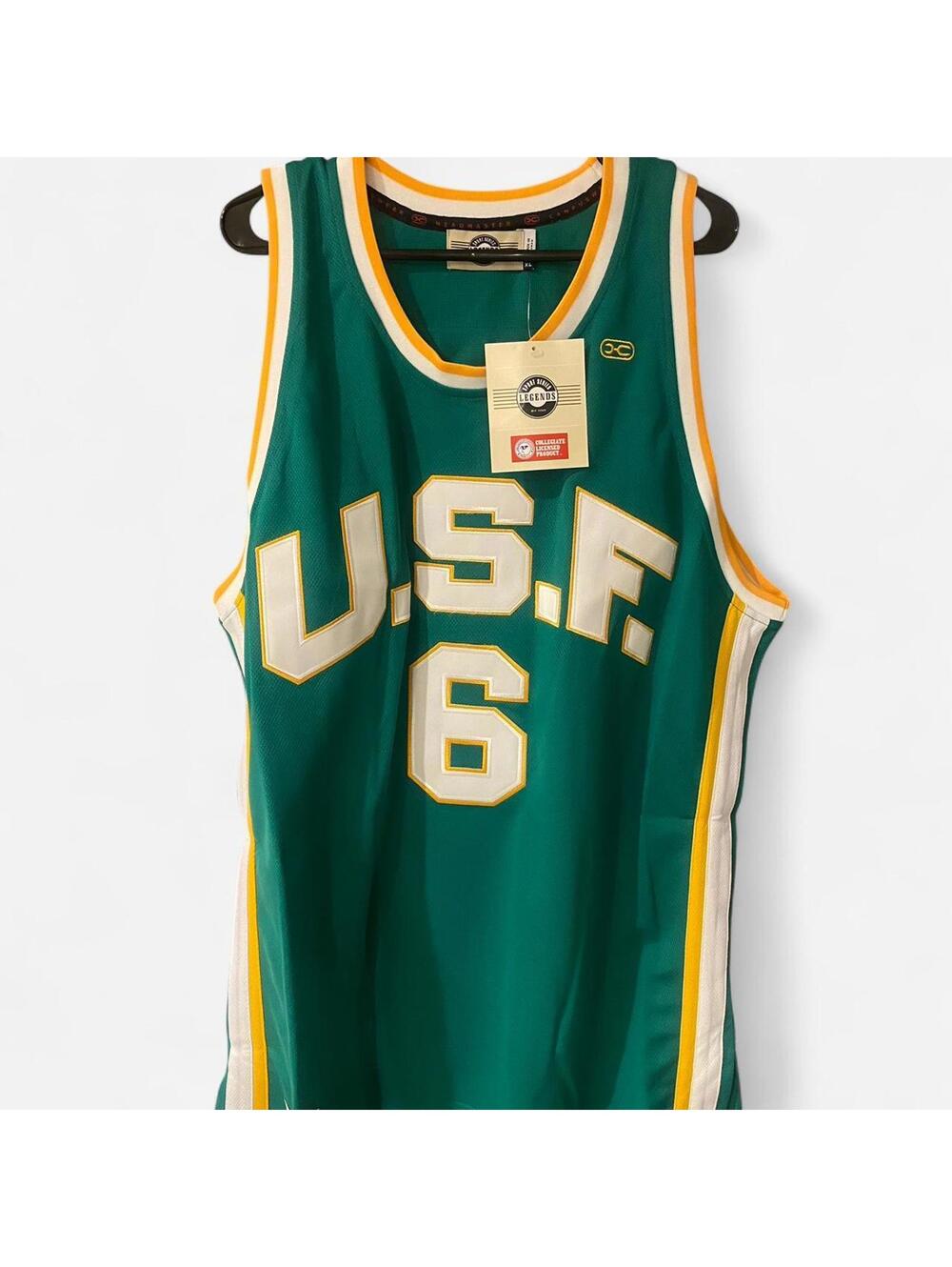 Vintage Legends by HMI Bill Russell USF #6 Jersey – Size XL